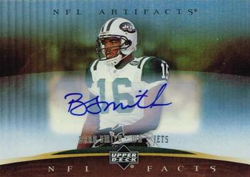 2007 Upper Deck Artifacts - NFL Facts Autographs #NF-BS Brad Smith Front