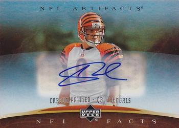 2007 Upper Deck Artifacts - NFL Facts Autographs #NF-CP Carson Palmer Front
