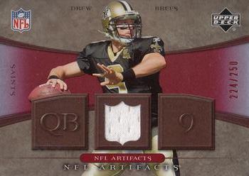 2007 Upper Deck Artifacts - NFL Artifacts Red #NFL-DR Drew Brees Front