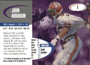 2000 SAGE #1 John Abraham Back