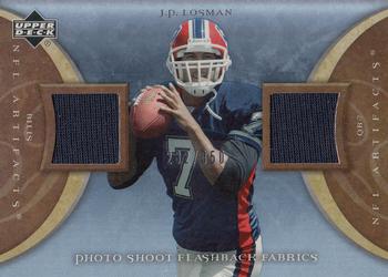 2007 Upper Deck Artifacts - Photo Shoot Flashback Fabrics #PSF-JL J.P. Losman Front