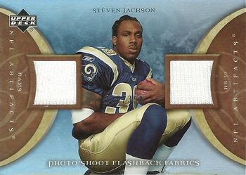 2007 Upper Deck Artifacts - Photo Shoot Flashback Fabrics #PSF-SJ Steven Jackson Front