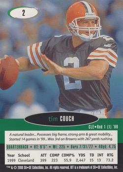2000 SAGE HIT #2 Tim Couch Back