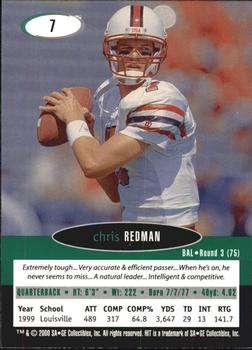 2000 SAGE HIT #7 Chris Redman Back