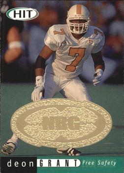 2000 SAGE HIT - NRG #47 Deon Grant Front