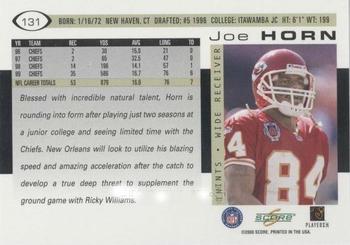 2000 Score #131 Joe Horn Back