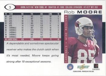 2000 Score #3 Rob Moore Back