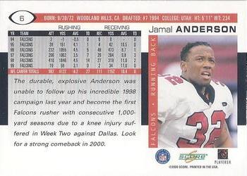 2000 Score #6 Jamal Anderson Back