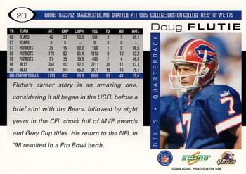 2000 Score #20 Doug Flutie Back