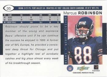 2000 Score #35 Marcus Robinson Back