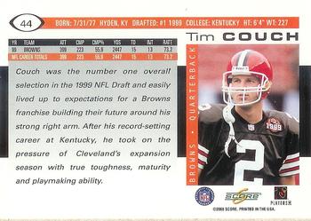 2000 Score #44 Tim Couch Back