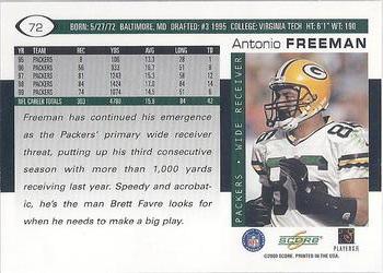 2000 Score #72 Antonio Freeman Back
