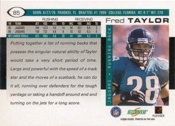 2000 Score #85 Fred Taylor Back