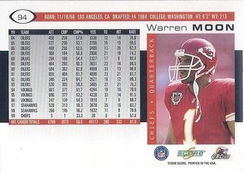 2000 Score #94 Warren Moon Back