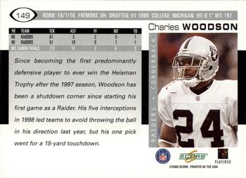 2000 Score #149 Charles Woodson Back