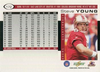 2000 Score #172 Steve Young Back