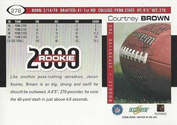 2000 Score #278 Courtney Brown Back