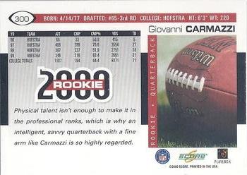 2000 Score #300 Giovanni Carmazzi Back