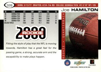 2000 Score #328 Joe Hamilton Back
