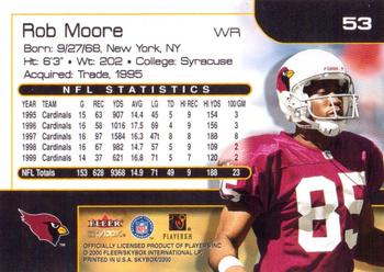 2000 SkyBox #53 Rob Moore Back