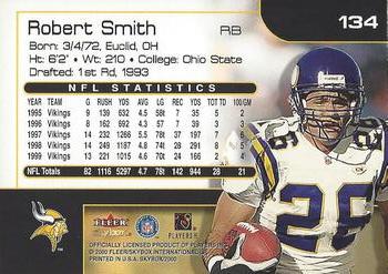 2000 SkyBox #134 Robert Smith Back