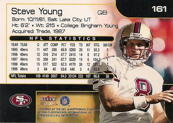 2000 SkyBox #161 Steve Young Back