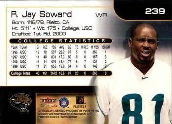 2000 SkyBox #239 R.Jay Soward Back