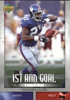 2007 Upper Deck First Edition - 1st and Goal #FG-BJ Brandon Jacobs Front