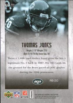 2007 Upper Deck First Edition - 1st and Goal #FG-TJ Thomas Jones Back