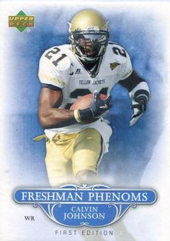 2007 Upper Deck First Edition - Freshman Phenoms #FP-CJ Calvin Johnson Front