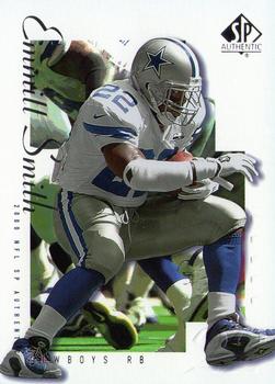 2000 SP Authentic #22 Emmitt Smith Front