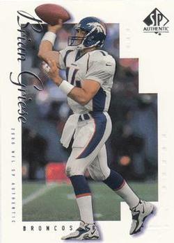 2000 SP Authentic #28 Brian Griese Front