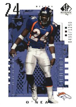 2000 SP Authentic #95 Deltha O'Neal Front