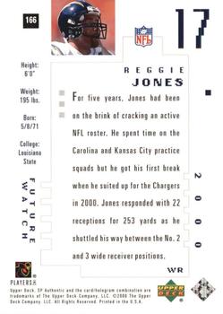 2000 SP Authentic #166 Reggie Jones Back