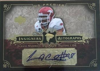 2007 Upper Deck Premier - Insignias Autographs Gold #IN-JA Jamaal Anderson Front