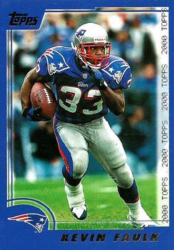 2000 Topps #179 Kevin Faulk Front