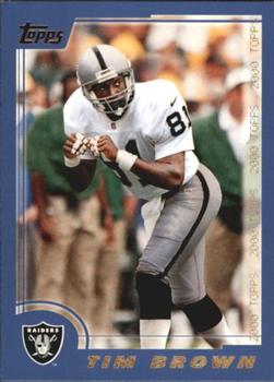 2000 Topps #110 Tim Brown Front