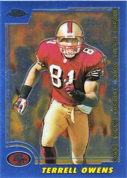 2000 Topps Chrome #3 Terrell Owens Front