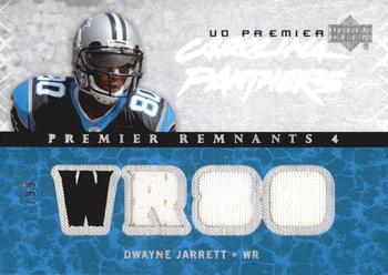 2007 Upper Deck Premier - Premier Remnants Quad #PR4-DJ Dwayne Jarrett Front