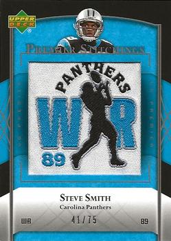 2007 Upper Deck Premier - Stitchings Variation #PS-75 Steve Smith Front