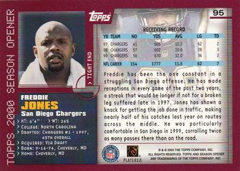 2000 Topps Season Opener #95 Freddie Jones Back