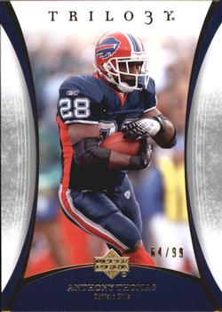 2007 Upper Deck Trilogy - Gold #13 Anthony Thomas Front