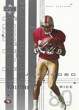 2000 UD Graded #77 Jerry Rice Front