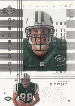 2000 UD Graded #112 Anthony Becht Front