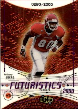 2000 UD Ionix #108 Anthony Lucas Front