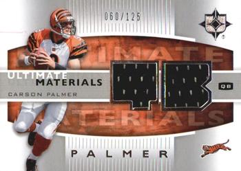 2007 Upper Deck Ultimate Collection - Ultimate Materials Silver #UM-PA Carson Palmer Front