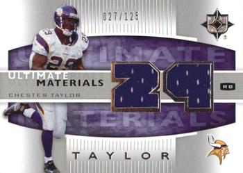 2007 Upper Deck Ultimate Collection - Ultimate Materials Silver #UM-CT Chester Taylor Front