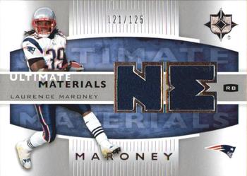 2007 Upper Deck Ultimate Collection - Ultimate Materials Silver #UM-LM Laurence Maroney Front