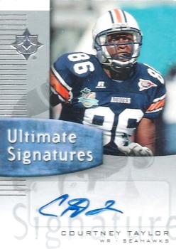2007 Upper Deck Ultimate Collection - Ultimate Signatures #US-CT Courtney Taylor Front