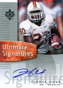 2007 Upper Deck Ultimate Collection - Ultimate Signatures #US-TM Tyrone Moss Front